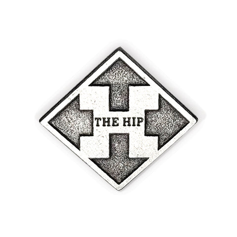 Arrow Logo Pewter Pin