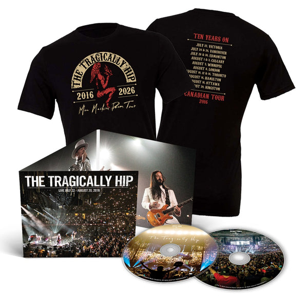 The Tragically Hip Live 2016 Anniversary Bundle- CD & TEE