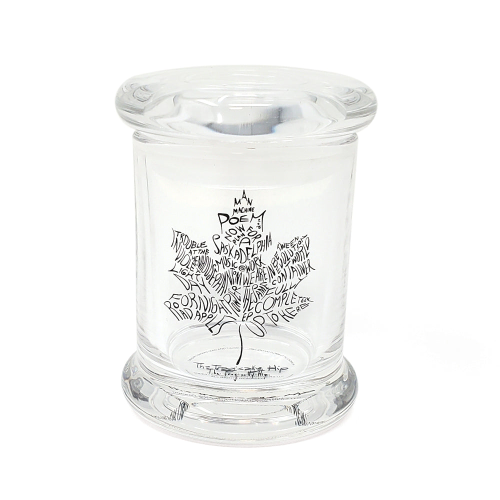 Leaf Albums Glass Storage Jar