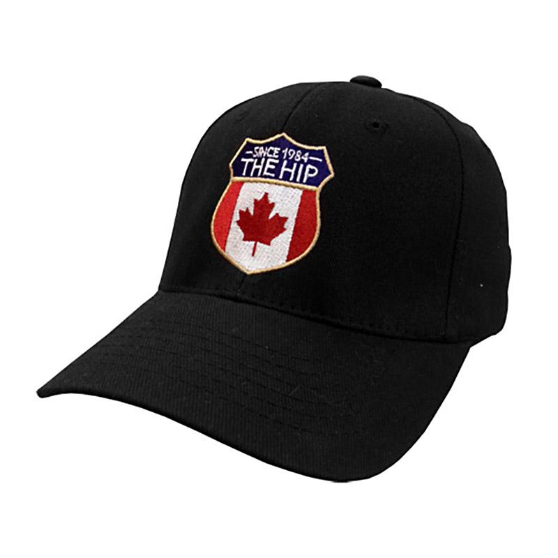 THE HIP Black Crest Hat